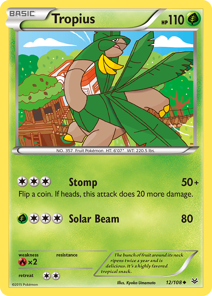 Tropius (12/108) [XY: Roaring Skies] | Exor Games Bridgewater