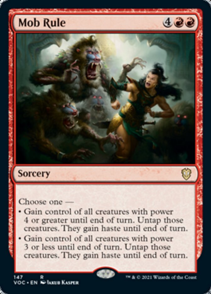 Mob Rule [Innistrad: Crimson Vow Commander] | Exor Games Bridgewater