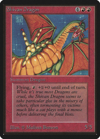 Shivan Dragon [Limited Edition Beta] | Exor Games Bridgewater