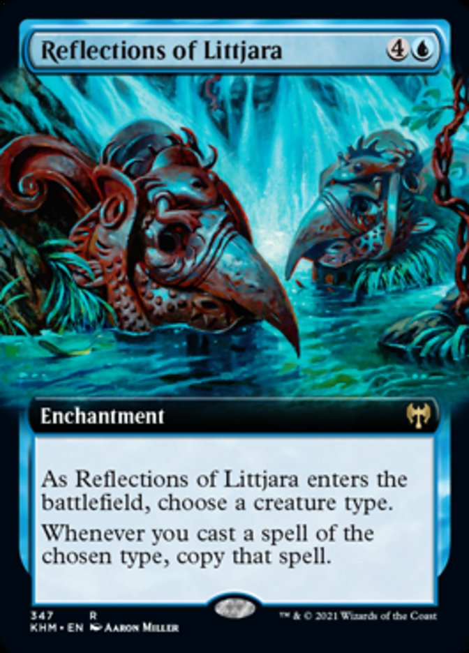 Reflections of Littjara (Extended Art) [Kaldheim] | Exor Games Bridgewater