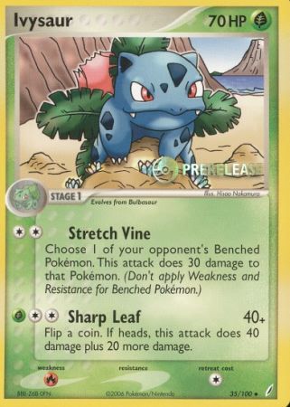 Ivysaur (35/100) (Prerelease Promo) [Nintendo: Black Star Promos] | Exor Games Bridgewater