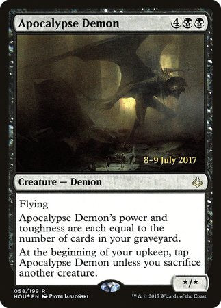 Apocalypse Demon [Hour of Devastation Promos] | Exor Games Bridgewater