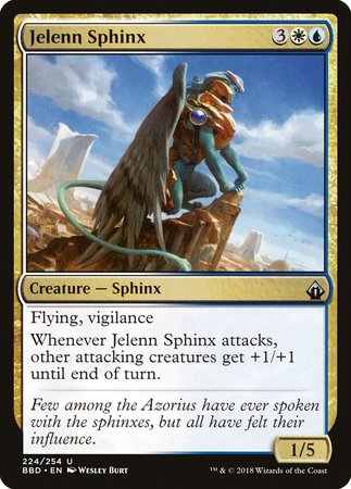 Jelenn Sphinx [Battlebond] | Exor Games Bridgewater