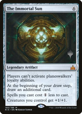 The Immortal Sun [Rivals of Ixalan Promos] | Exor Games Bridgewater