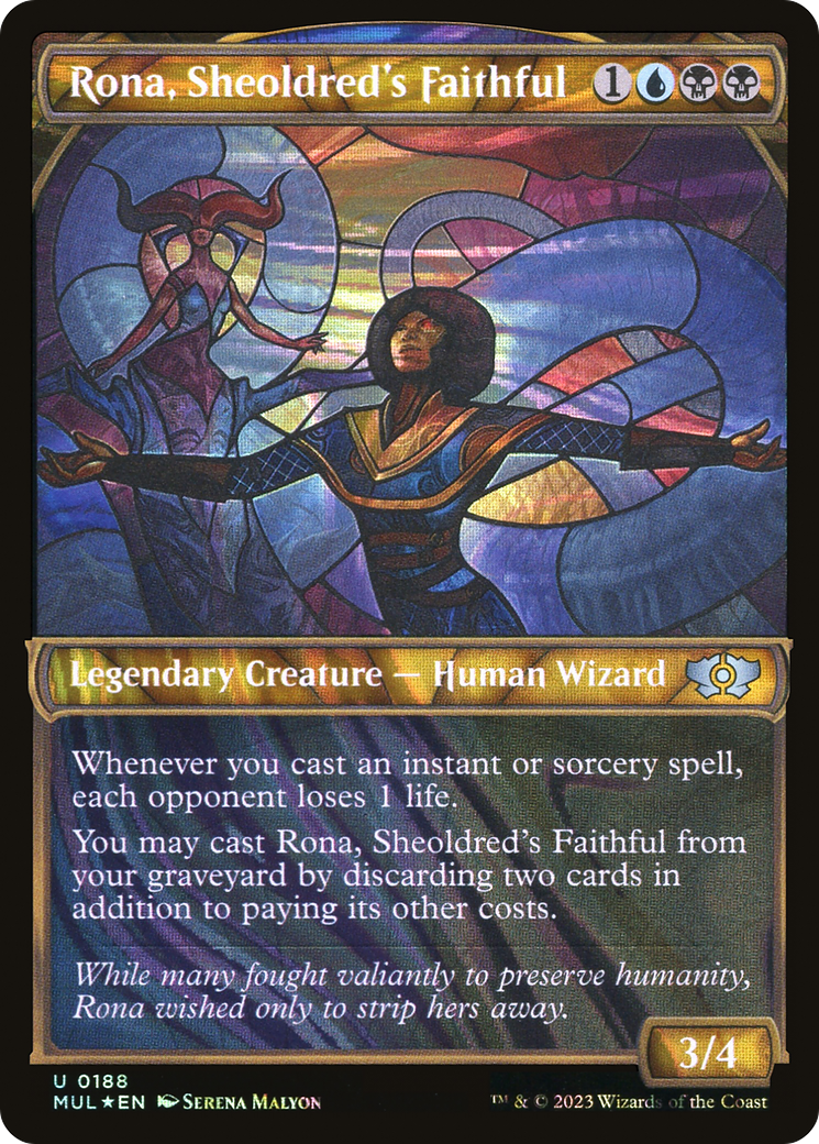 Rona, Sheoldred's Faithful (Halo Foil) [Multiverse Legends] | Exor Games Bridgewater