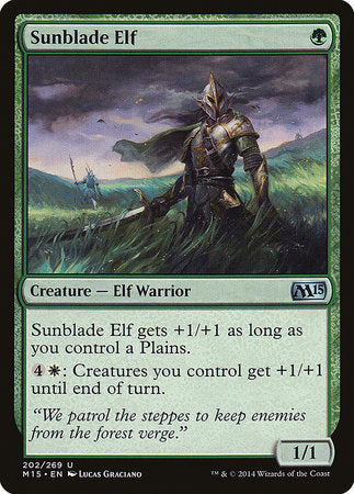 Sunblade Elf [Magic 2015] | Exor Games Bridgewater