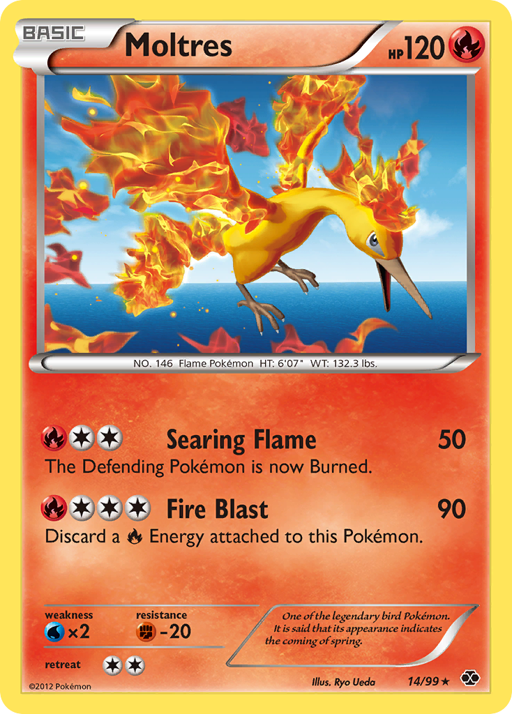 Moltres (14/99) [Black & White: Next Destinies] | Exor Games Bridgewater