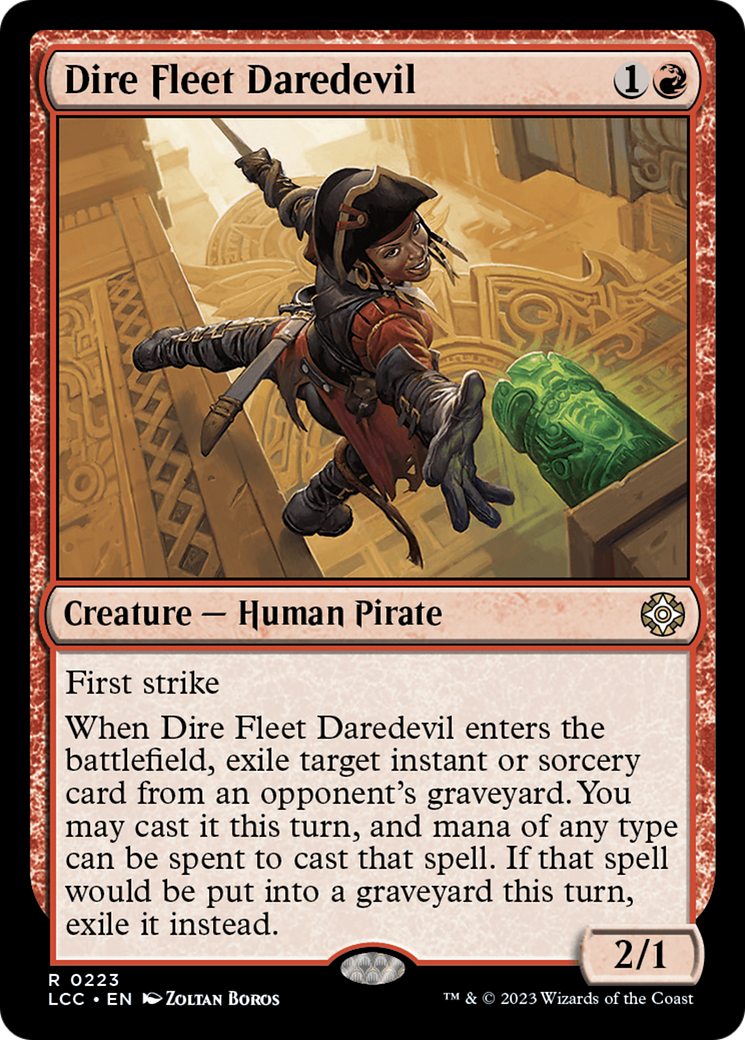 Dire Fleet Daredevil [The Lost Caverns of Ixalan Commander] | Exor Games Bridgewater