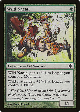 Wild Nacatl [Shards of Alara] | Exor Games Bridgewater