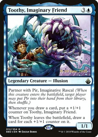 Toothy, Imaginary Friend [Battlebond Promos] | Exor Games Bridgewater