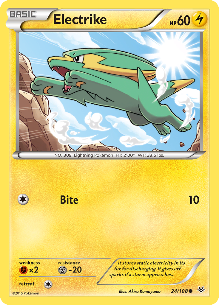 Electrike (24/108) [XY: Roaring Skies] | Exor Games Bridgewater