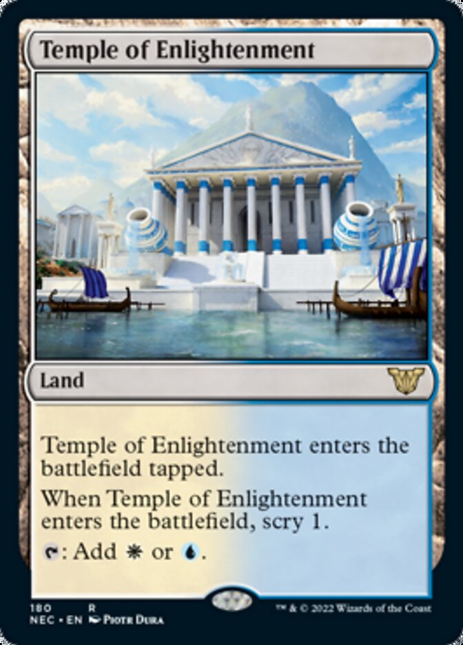 Temple of Enlightenment [Kamigawa: Neon Dynasty Commander] | Exor Games Bridgewater