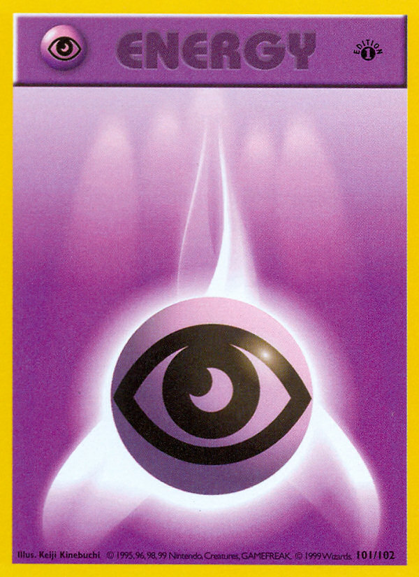 Psychic Energy (101/102) (Shadowless) [Base Set 1st Edition] | Exor Games Bridgewater