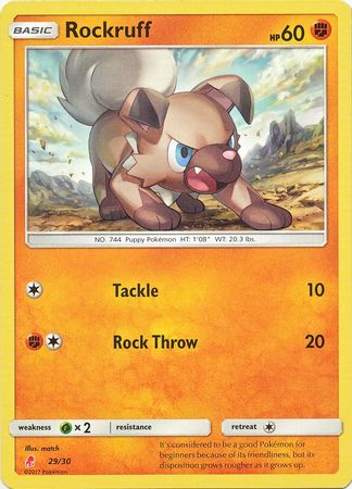 Rockruff (29/30) [Sun & Moon: Trainer Kit - Lycanroc] | Exor Games Bridgewater