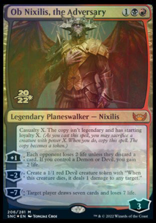 Ob Nixilis, the Adversary [Streets of New Capenna Prerelease Promos] | Exor Games Bridgewater