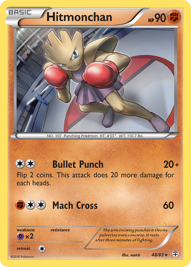 Hitmonchan (48/83) [XY: Generations] | Exor Games Bridgewater