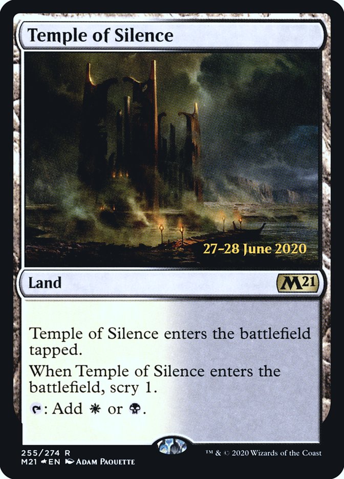 Temple of Silence  [Core Set 2021 Prerelease Promos] | Exor Games Bridgewater