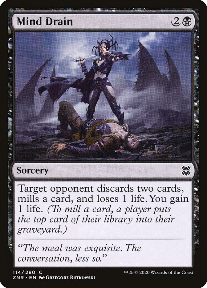 Mind Drain [Zendikar Rising] | Exor Games Bridgewater