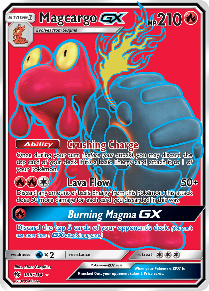 Magcargo GX (198/214) [Sun & Moon: Lost Thunder] | Exor Games Bridgewater