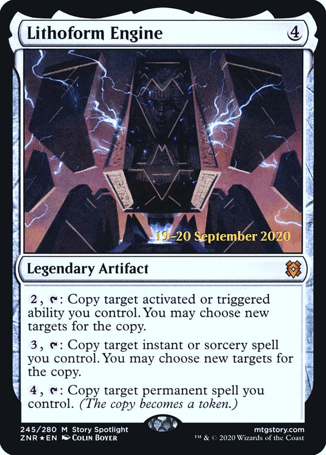 Lithoform Engine  [Zendikar Rising Prerelease Promos] | Exor Games Bridgewater