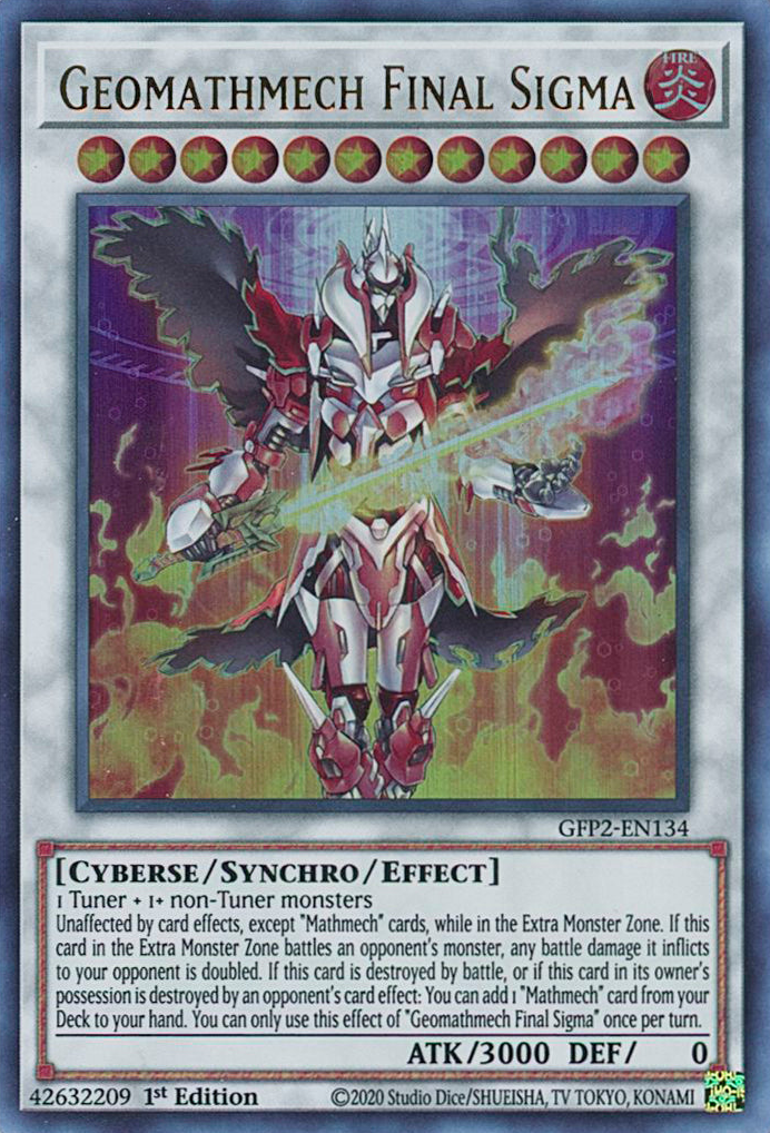 Geomathmech Final Sigma [GFP2-EN134] Ultra Rare | Exor Games Bridgewater