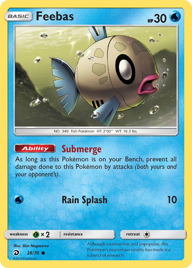 Feebas (28/70) [Sun & Moon: Dragon Majesty] | Exor Games Bridgewater