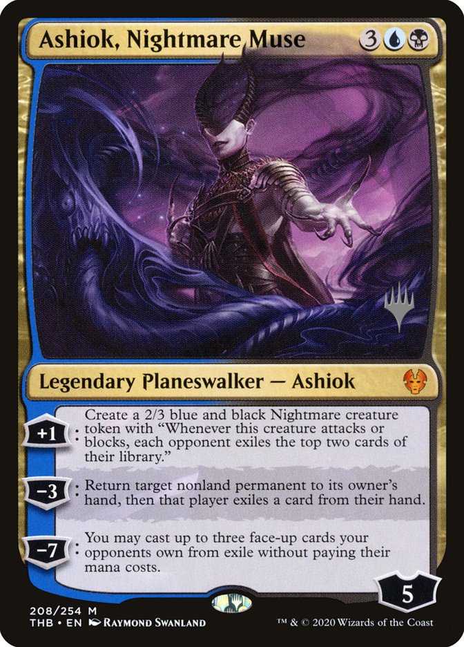 Ashiok, Nightmare Muse (Promo Pack) [Theros Beyond Death Promos] | Exor Games Bridgewater