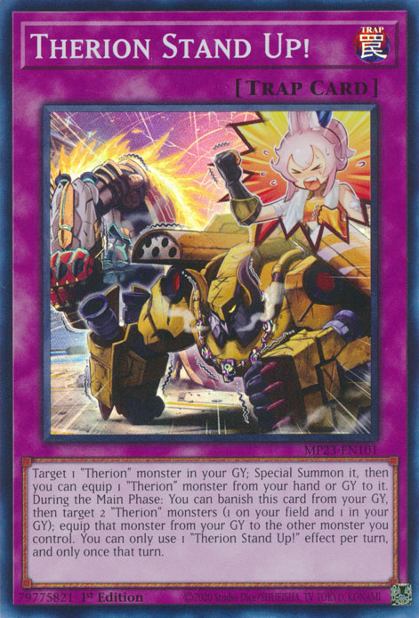 Therion Stand Up! [MP23-EN101] Super Rare | Exor Games Bridgewater