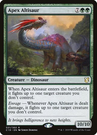 Apex Altisaur [Commander 2019] | Exor Games Bridgewater