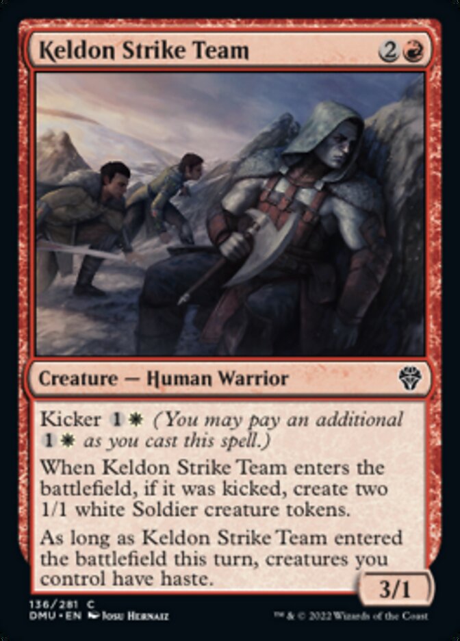 Keldon Strike Team [Dominaria United] | Exor Games Bridgewater