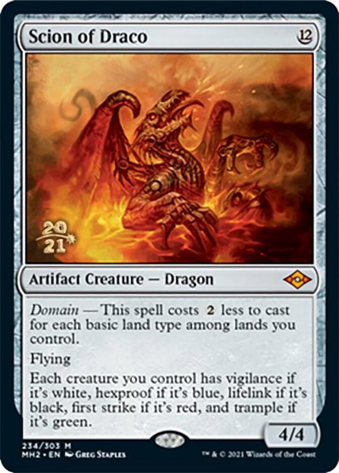 Scion of Draco [Modern Horizons 2 Prerelease Promos] | Exor Games Bridgewater