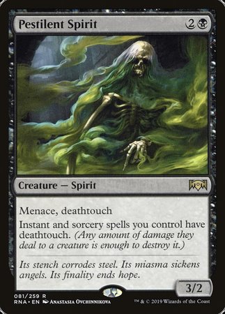 Pestilent Spirit [Ravnica Allegiance] | Exor Games Bridgewater