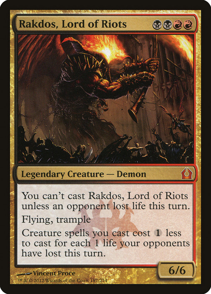 Rakdos, Lord of Riots [Return to Ravnica] | Exor Games Bridgewater