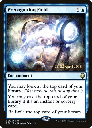 Precognition Field [Dominaria Promos] | Exor Games Bridgewater