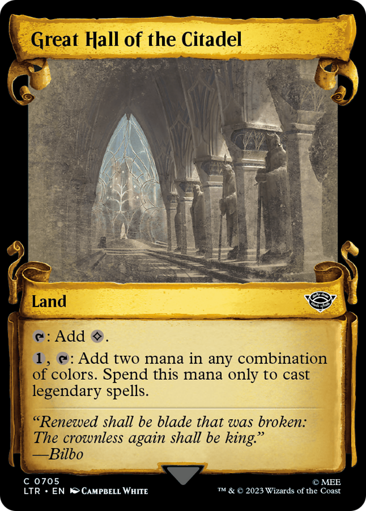 Great Hall of the Citadel [The Lord of the Rings: Tales of Middle-Earth Showcase Scrolls] | Exor Games Bridgewater