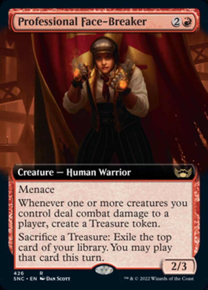 Professional Face-Breaker (Extended Art) [Streets of New Capenna] | Exor Games Bridgewater