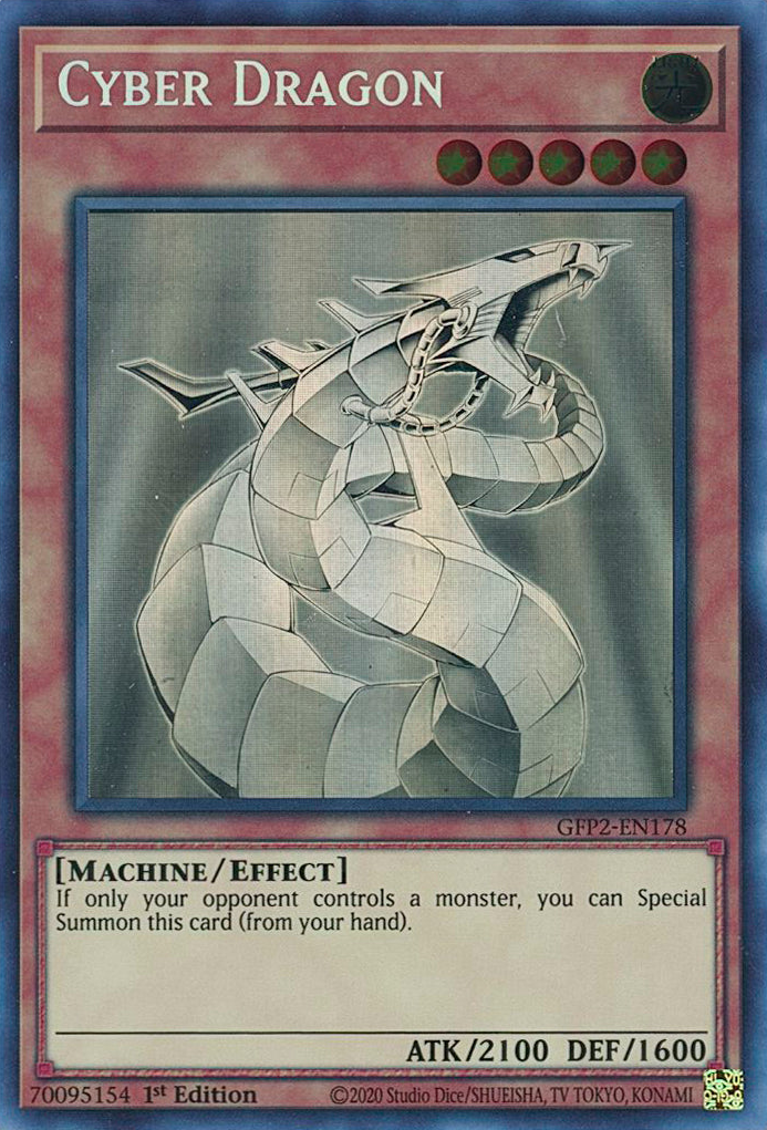 Cyber Dragon [GFP2-EN178] Ghost Rare | Exor Games Bridgewater