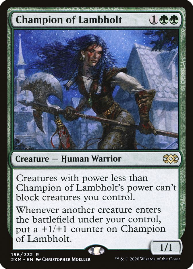 Champion of Lambholt [Double Masters] | Exor Games Bridgewater