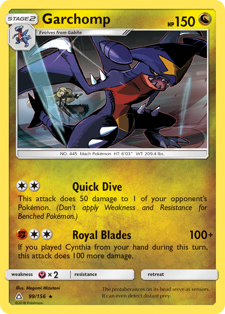 Garchomp (99/156) [Sun & Moon: Ultra Prism] | Exor Games Bridgewater