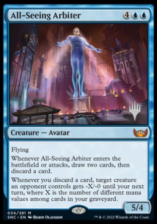 All-Seeing Arbiter (Promo Pack) [Streets of New Capenna Promos] | Exor Games Bridgewater