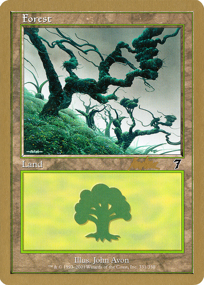 Forest (bk331) (Brian Kibler) [World Championship Decks 2002] | Exor Games Bridgewater