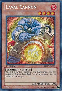 Laval Cannon [HA06-EN003] Secret Rare | Exor Games Bridgewater