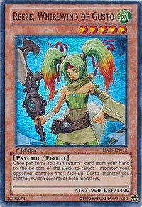 Reeze, Whirlwind of Gusto [HA06-EN012] Super Rare | Exor Games Bridgewater