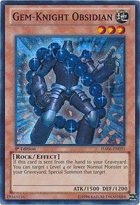 Gem-Knight Obsidian [HA06-EN031] Super Rare | Exor Games Bridgewater