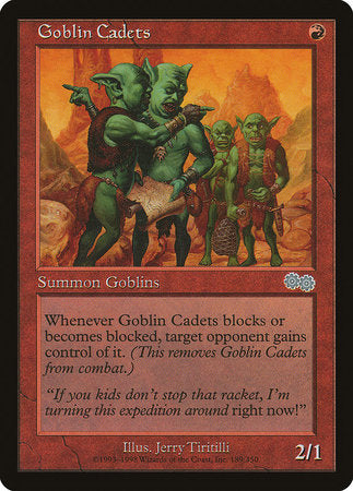 Goblin Cadets [Urza's Saga] | Exor Games Bridgewater