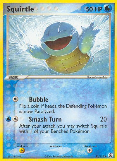 Squirtle (83/112) [EX: FireRed & LeafGreen] | Exor Games Bridgewater