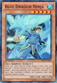 Blue Dragon Ninja [REDU-EN083] Super Rare | Exor Games Bridgewater