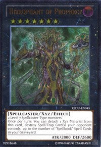 Hierophant of Prophecy (UTR) [REDU-EN045] Ultimate Rare | Exor Games Bridgewater