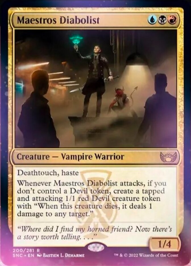 Maestros Diabolist [Streets of New Capenna] | Exor Games Bridgewater