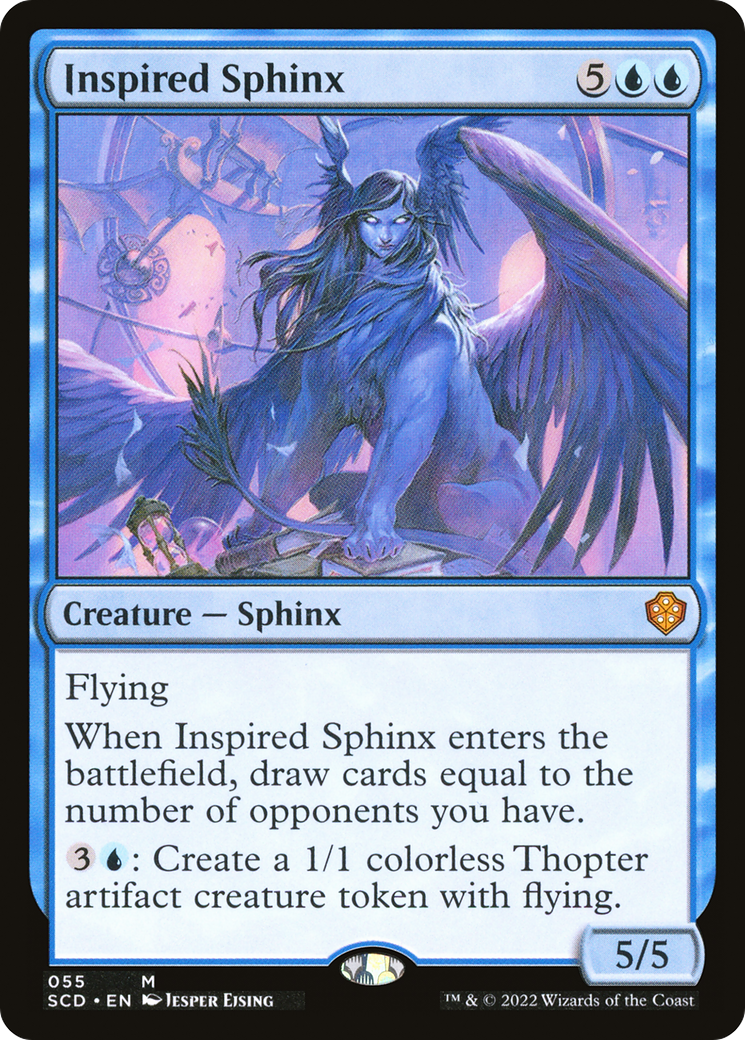 Inspired Sphinx [Starter Commander Decks] | Exor Games Bridgewater
